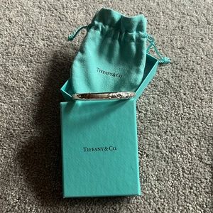 2003 Vintage Tiffany & Co Floral Bangle 7”